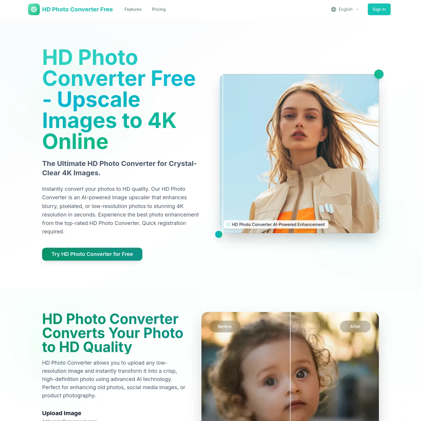 hdphotoconverter.online — The Pricing Page