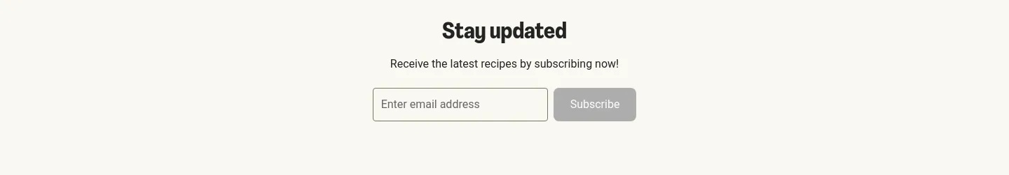 hellofresh.com Email Capture section