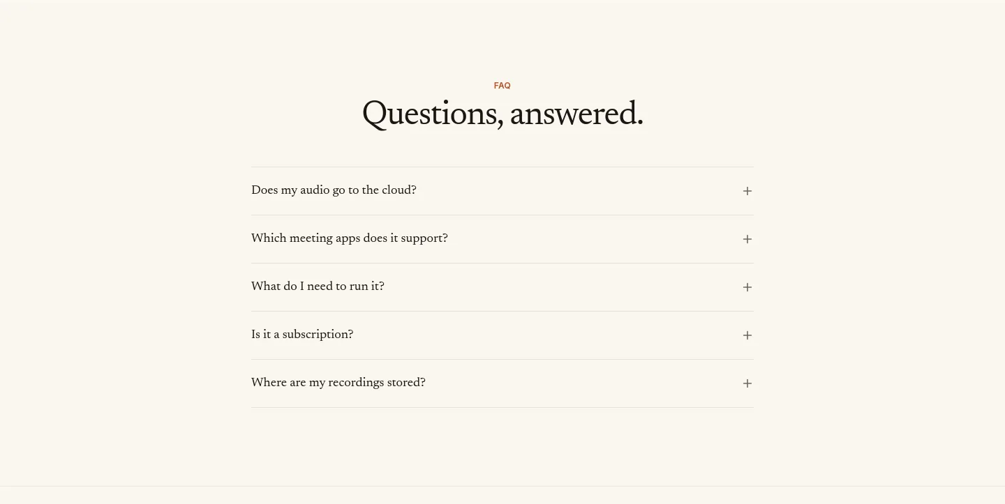 heyreplay.app — a real FAQ section