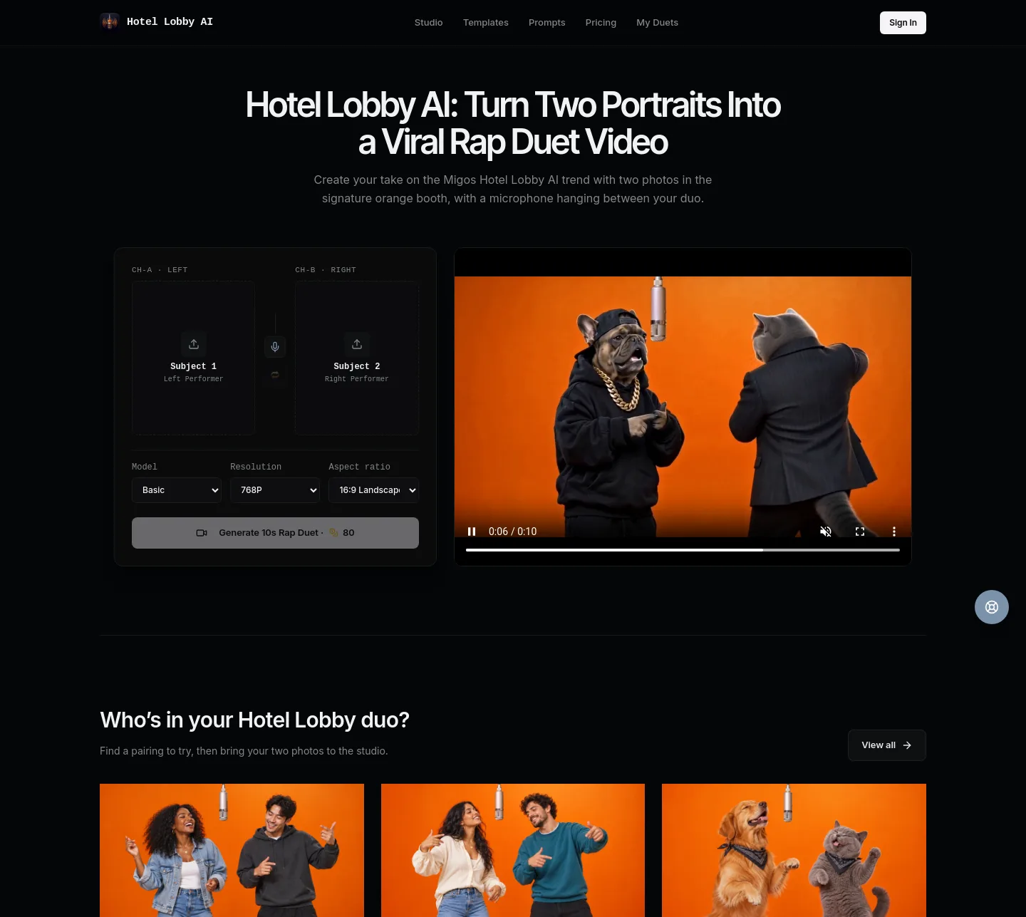 hotellobby-ai.net — Hero + Comparison + FAQ