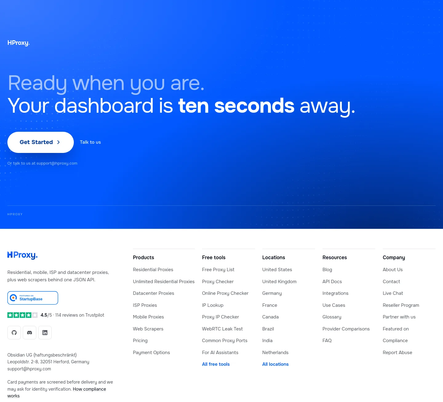 hproxy.com — CTA
