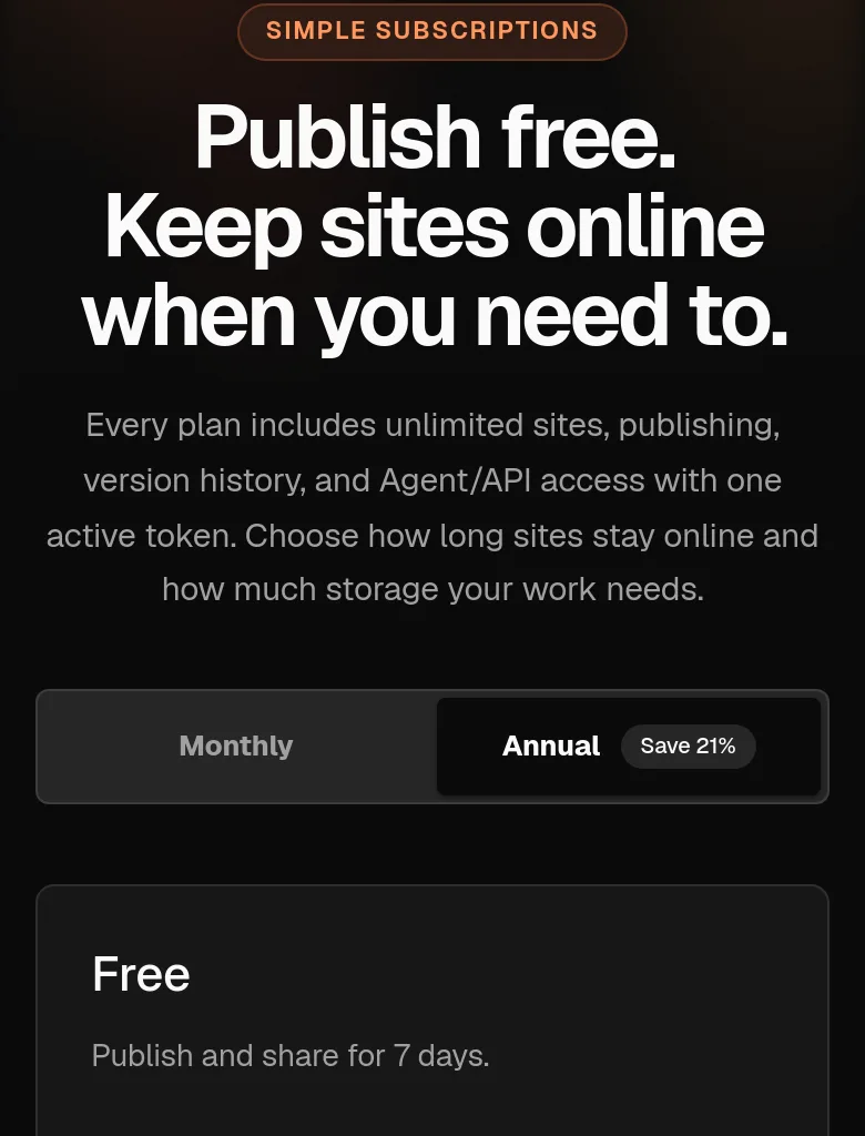 htmltowebsite.com — a real Hero section