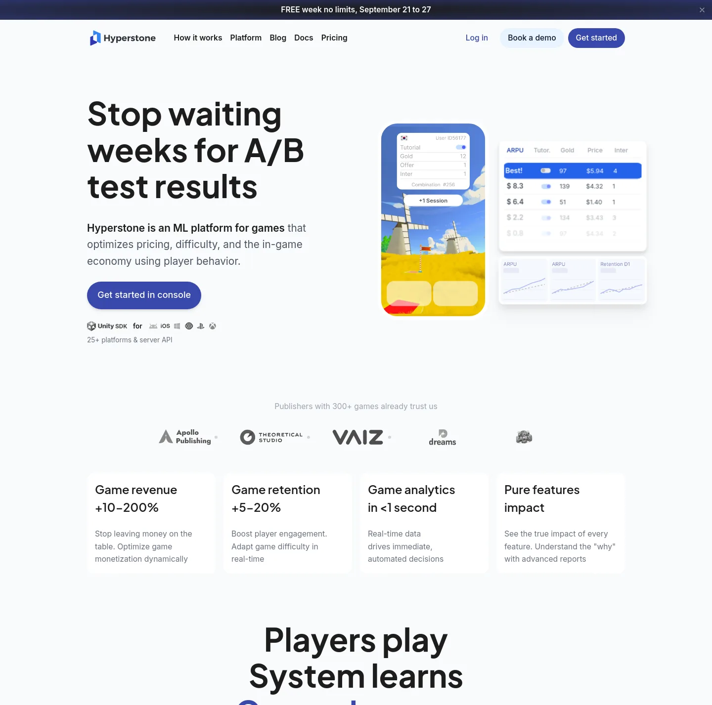hyperstone.ai — a real Hero section