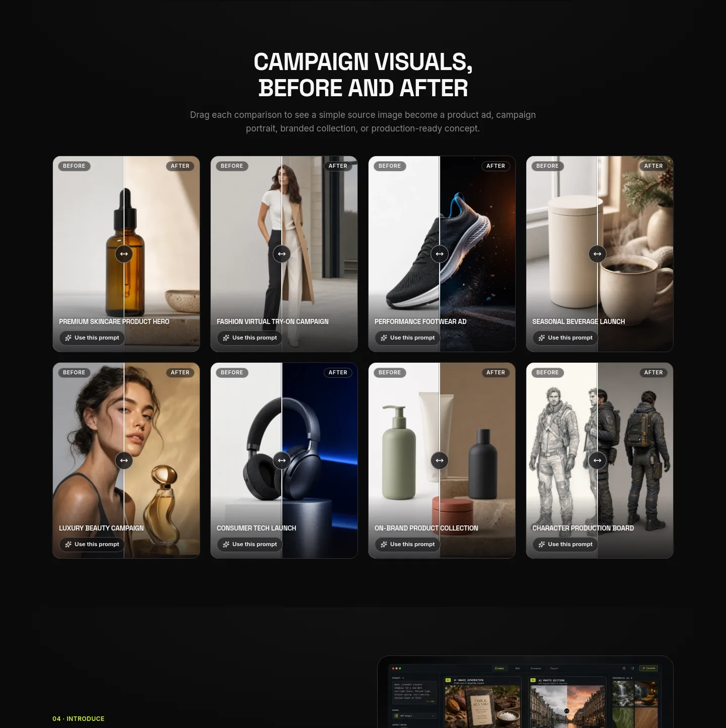 image2image.app — a real Comparison section