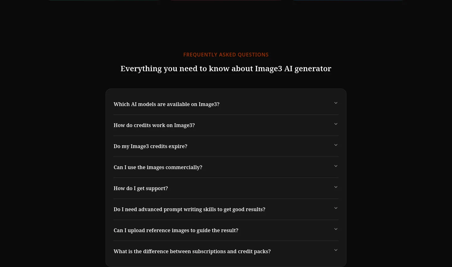 image3.app FAQ section