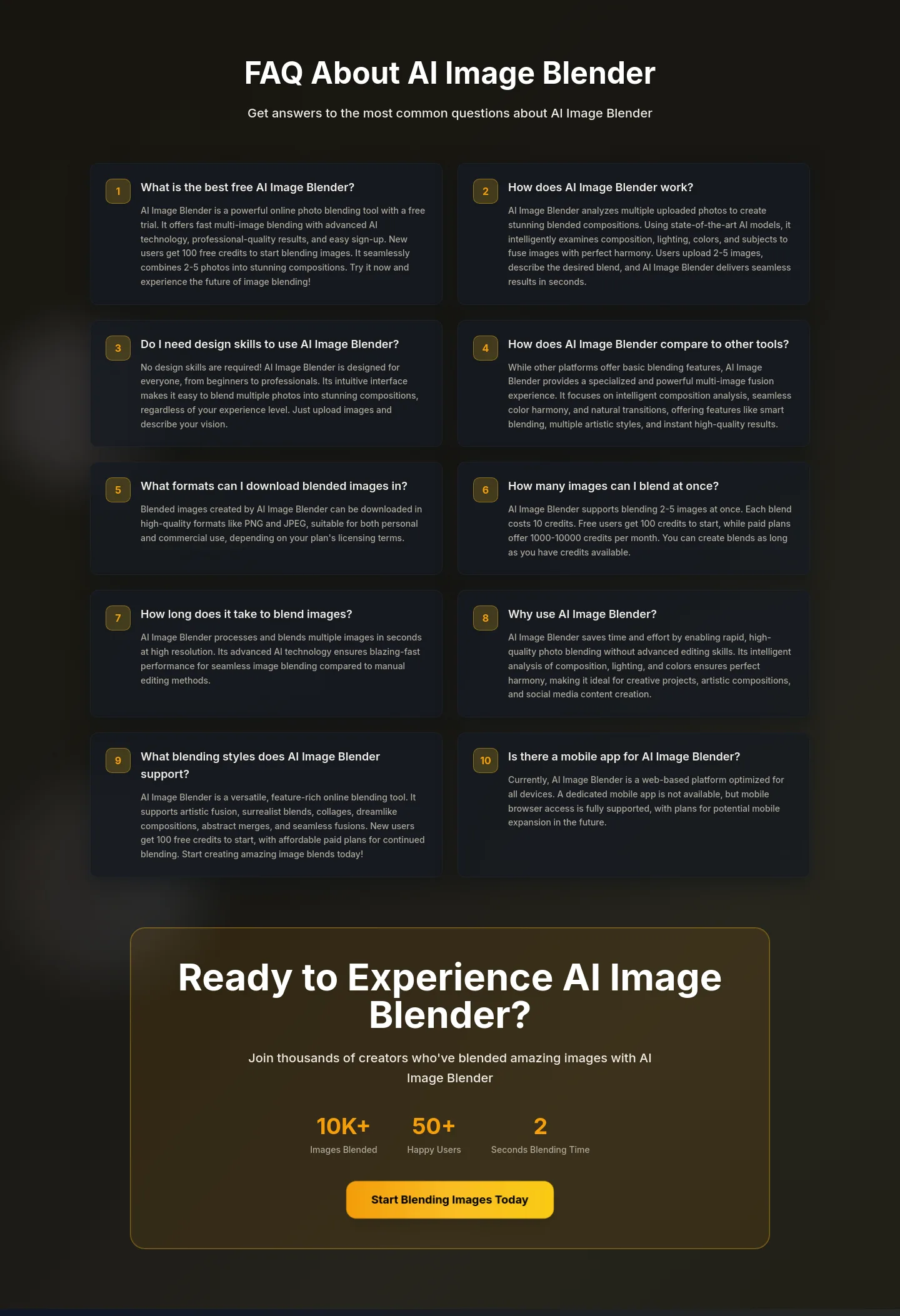 imageblender.app FAQ section