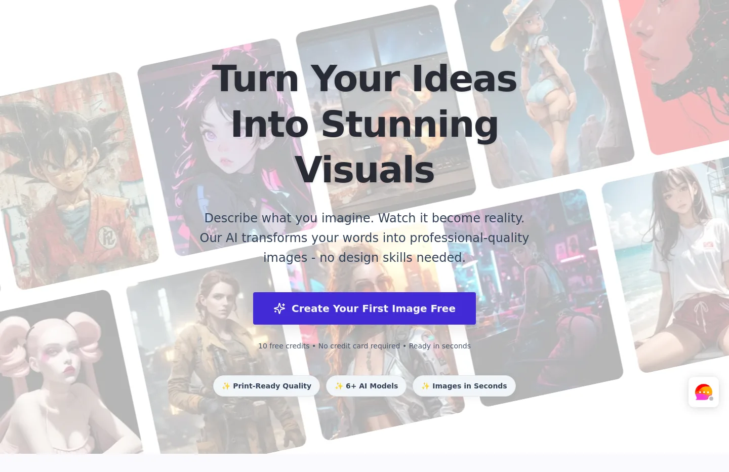 imagesart.ai Hero section