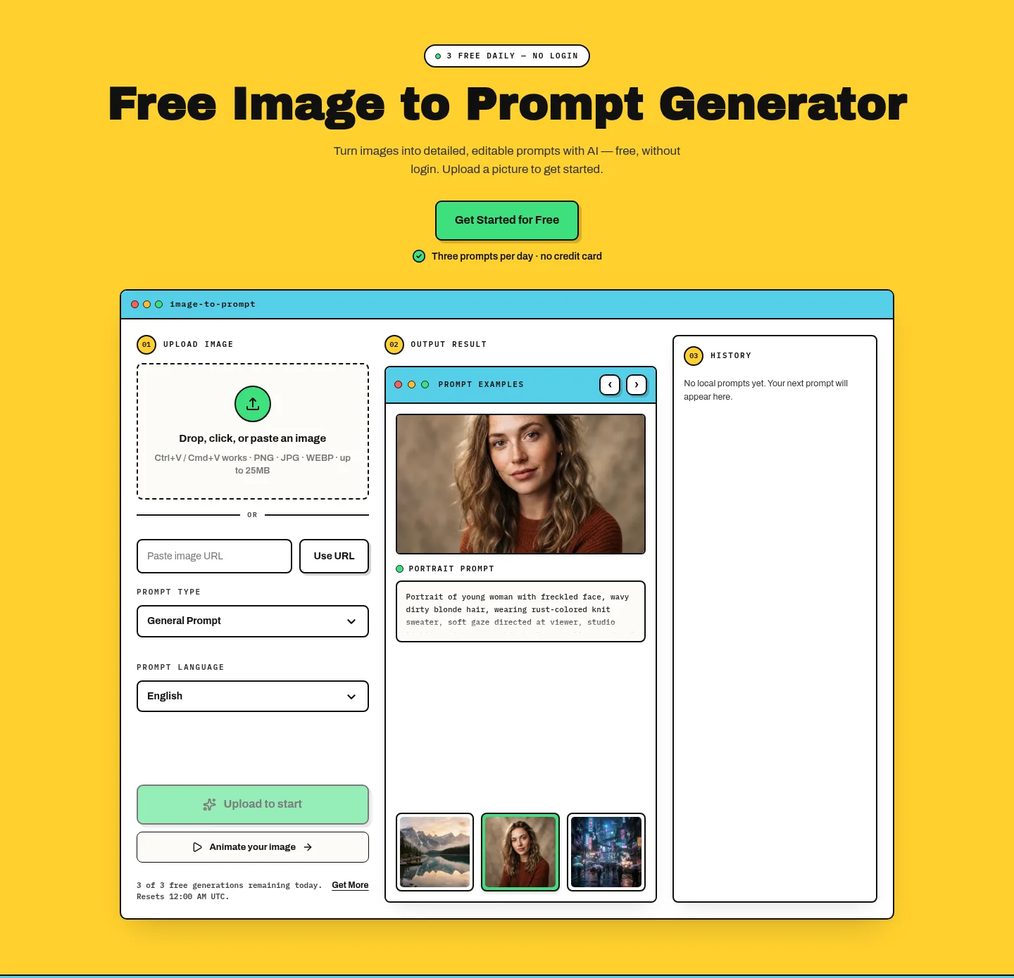 imagetoprompts.io Hero