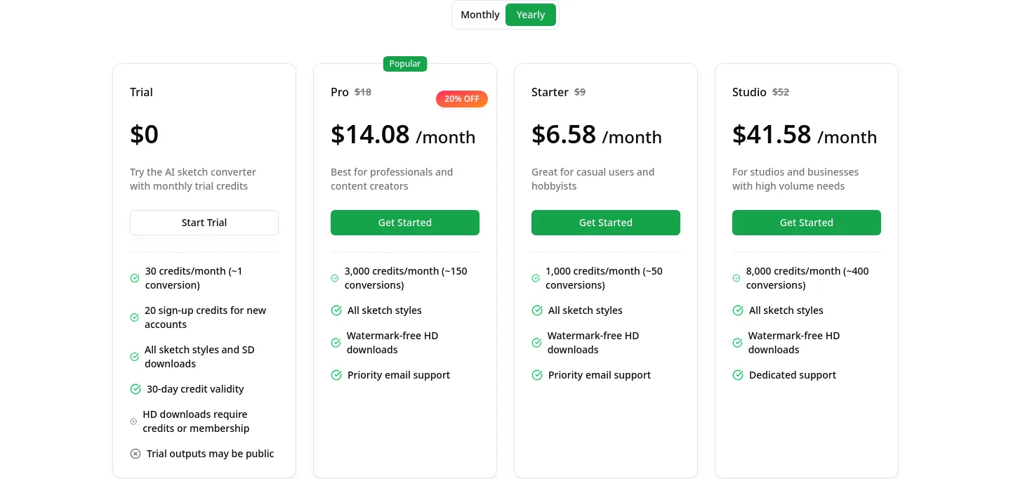 imagetosketch.org — a real Hero section