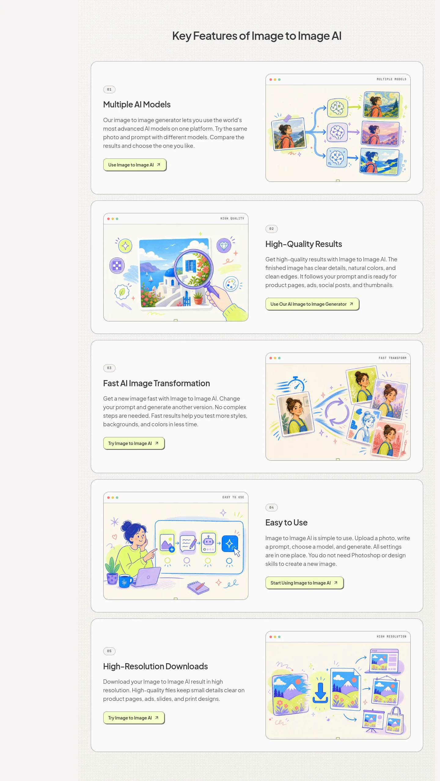 imgtoimgai.io — a real Hero section