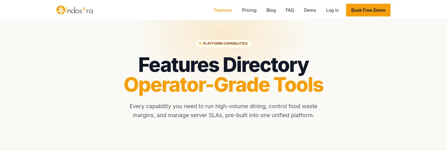 indostra.com — a real Hero section