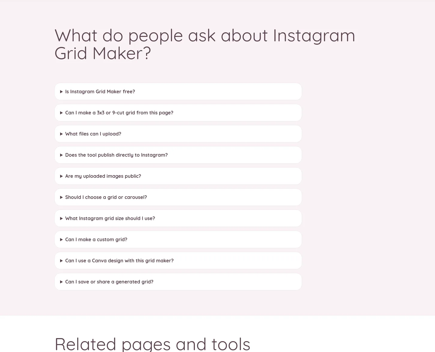 instagramgridmaker.org — FAQ