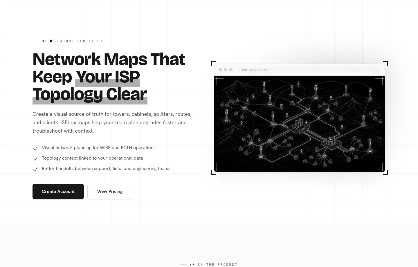 ispbox.net Hero section
