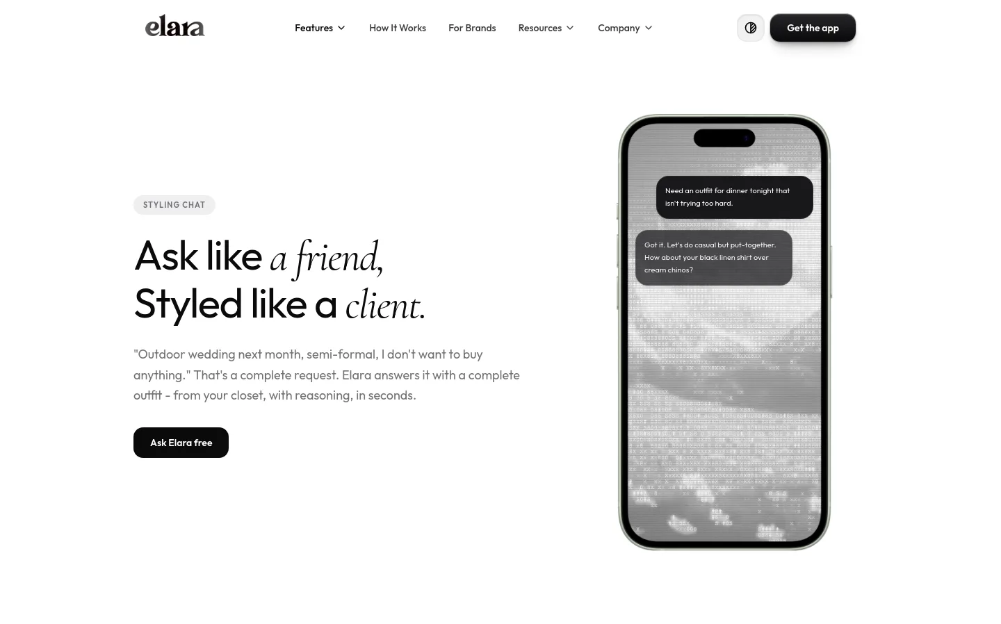 joinelara.com — a real Hero section