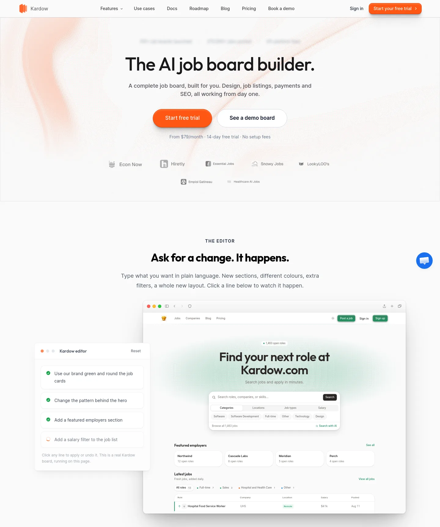 kardow.com — a measured funnel