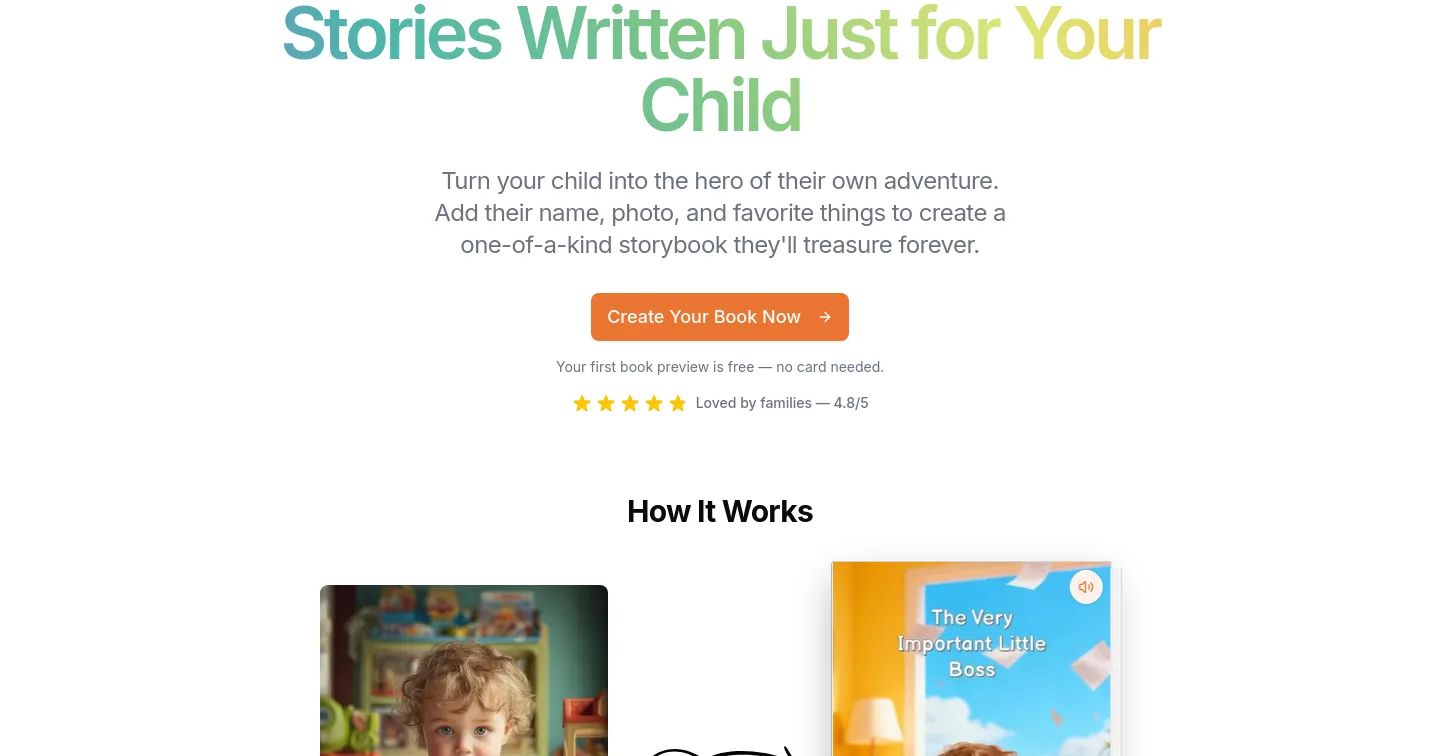 kidteller.com — a real Hero section