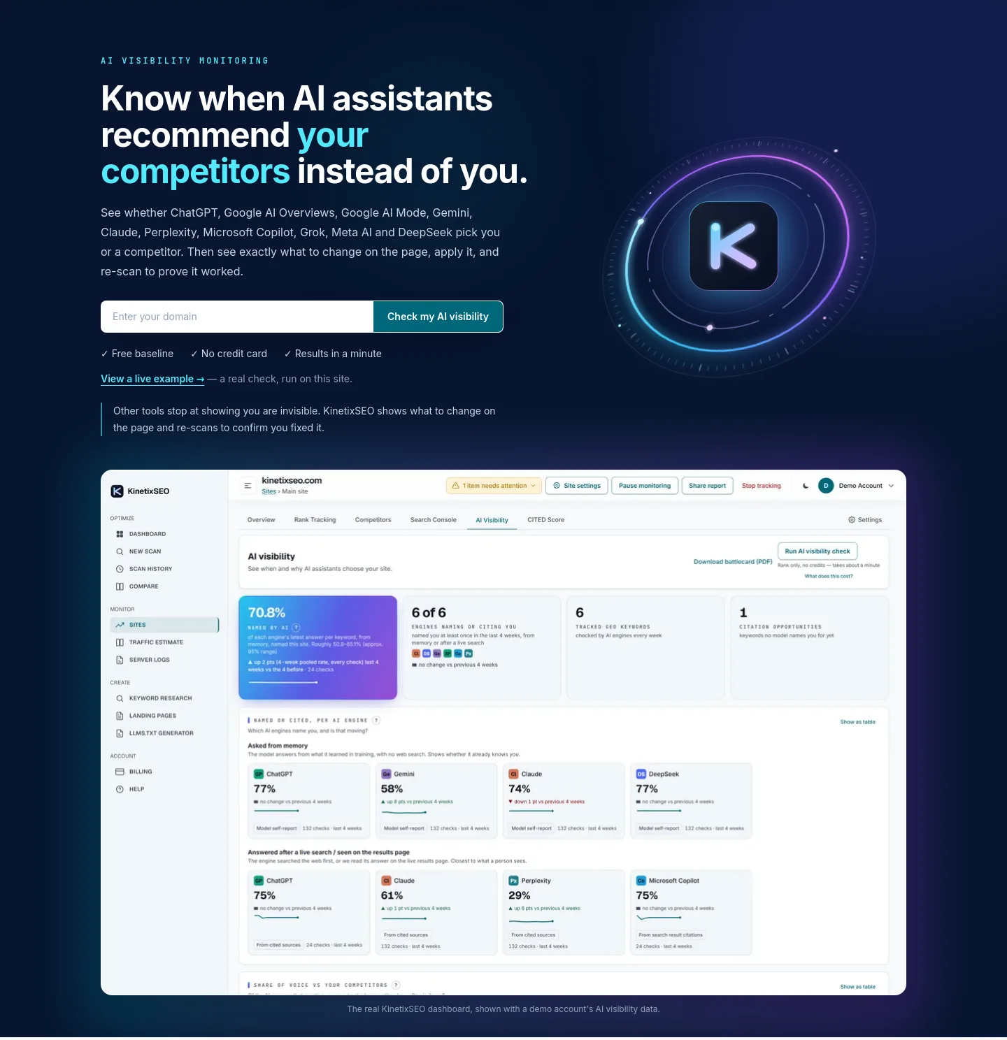 kinetixseo.com Hero