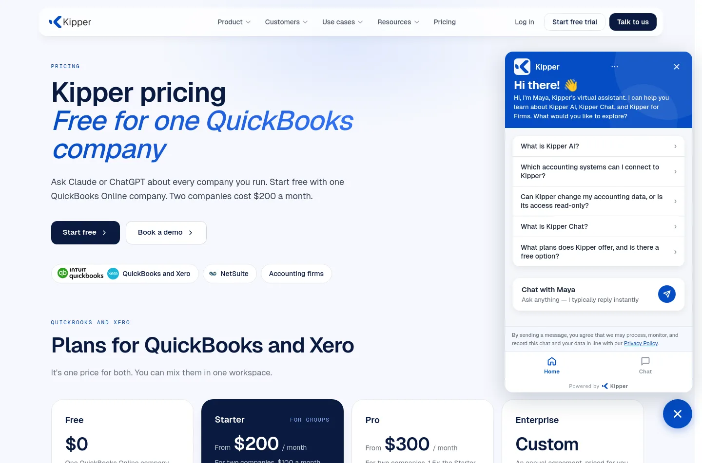 kipper.com Hero section