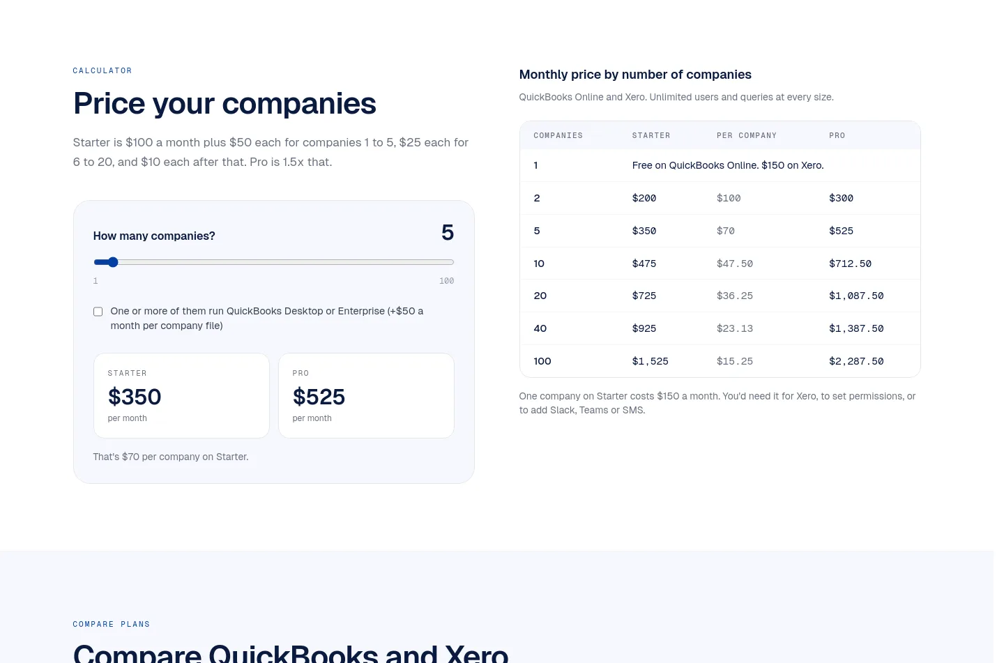 kipper.com Pricing section