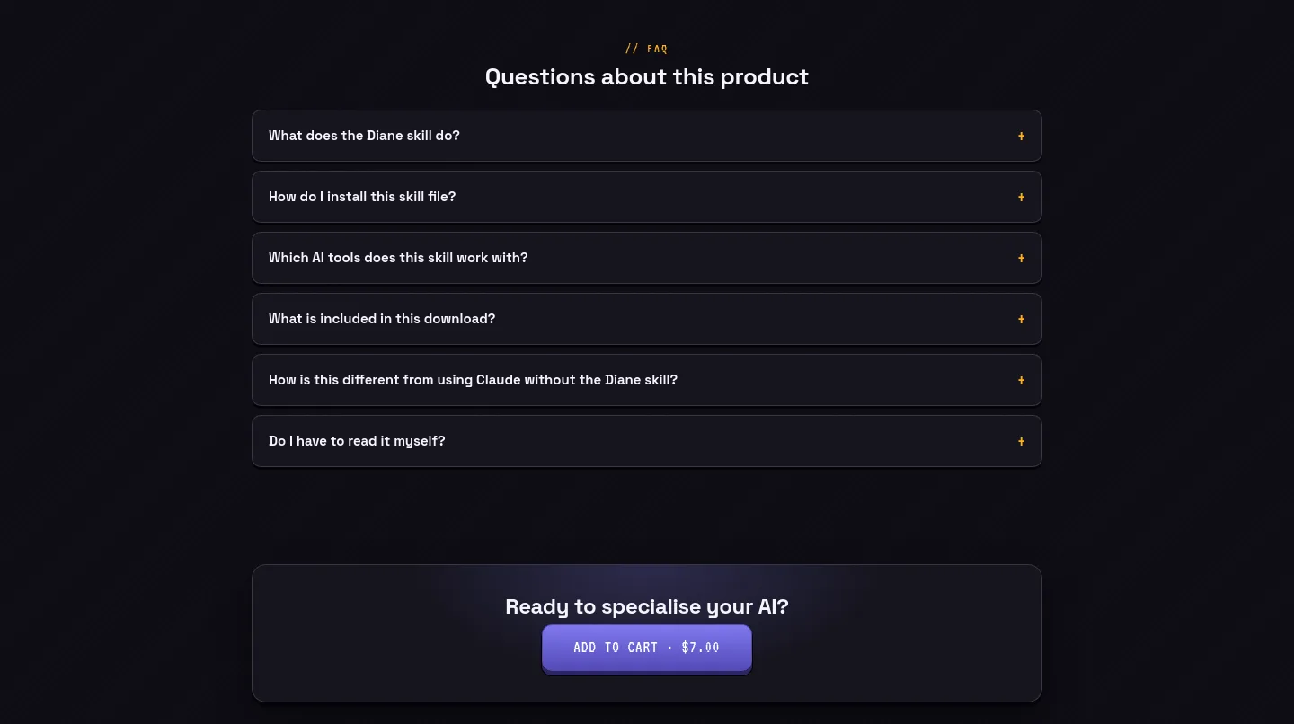 kissmyskills.com FAQ section