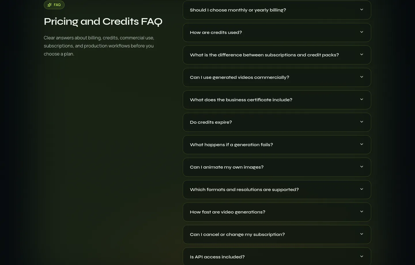 kling4.tv FAQ section