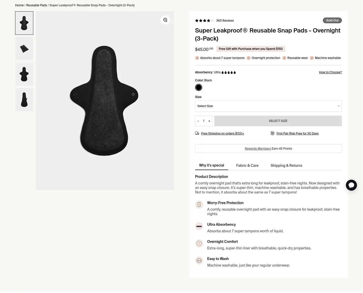 knix.com Hero section
