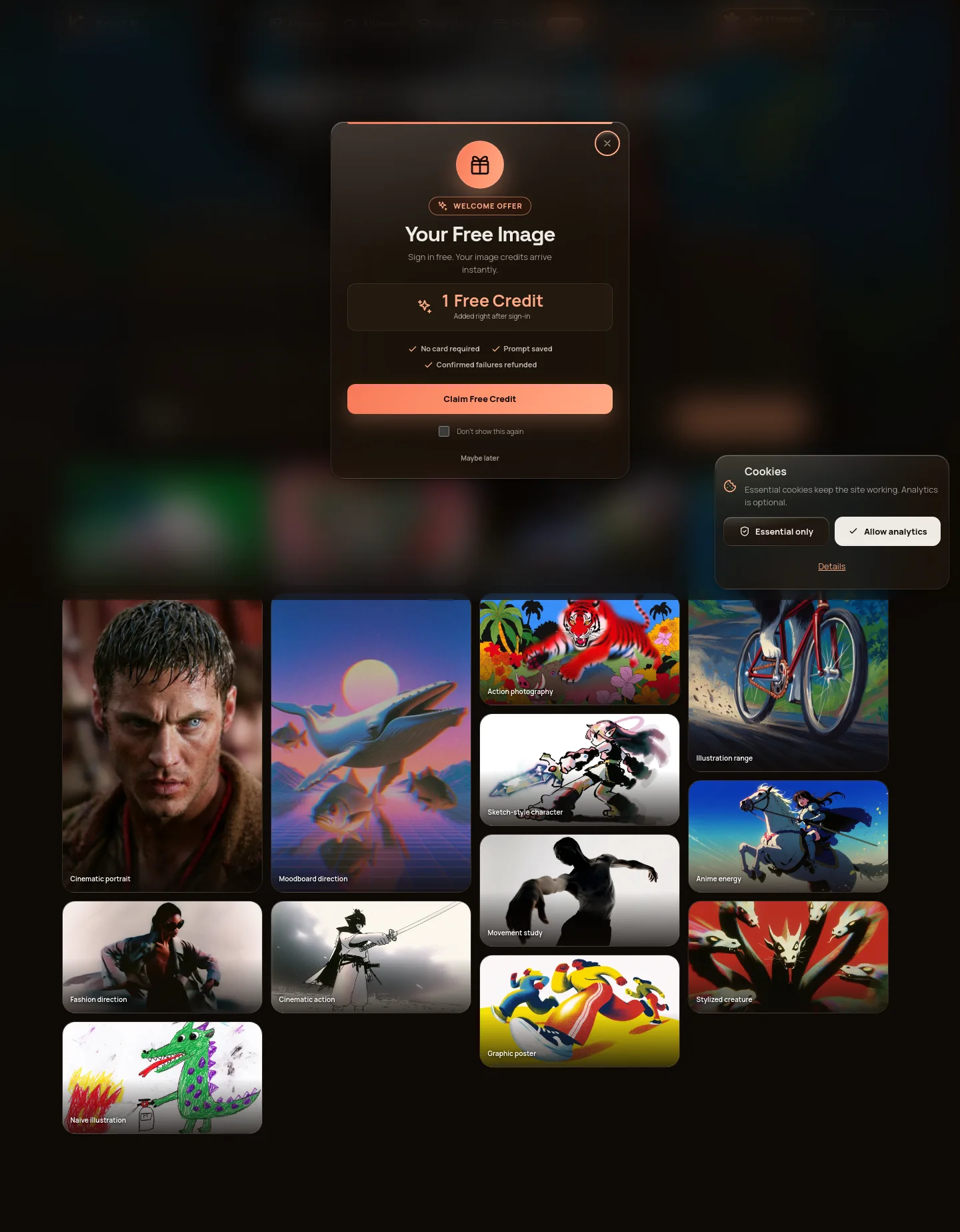 krea2.org — a real Hero section