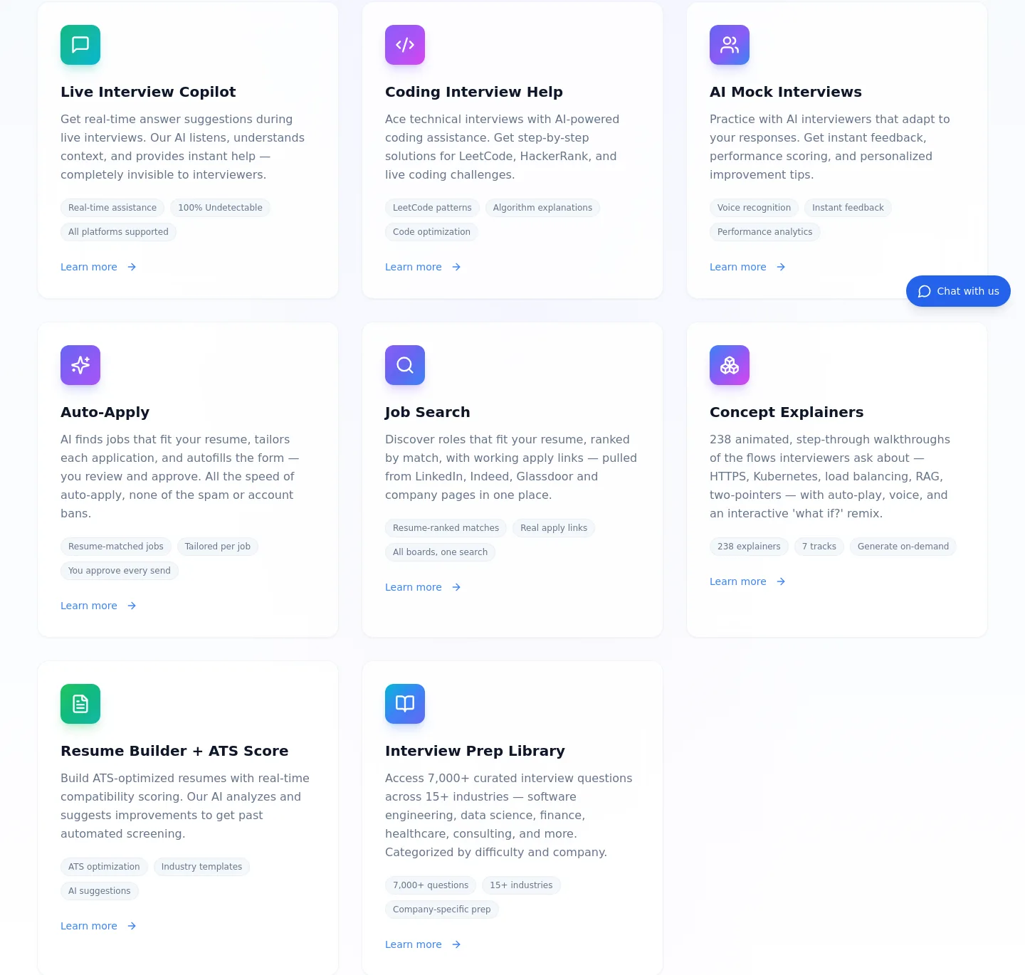lastroundai.com Features section