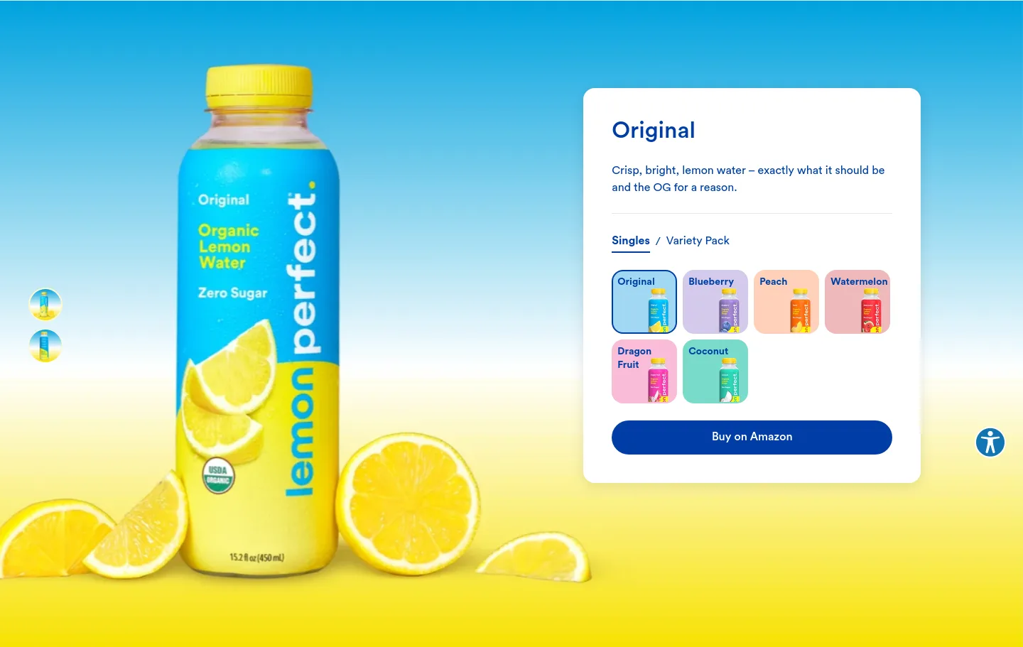 lemonperfect.com — a real Hero section