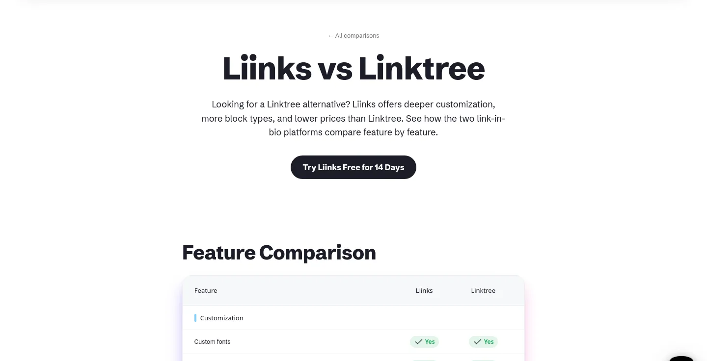 liinks.co Hero