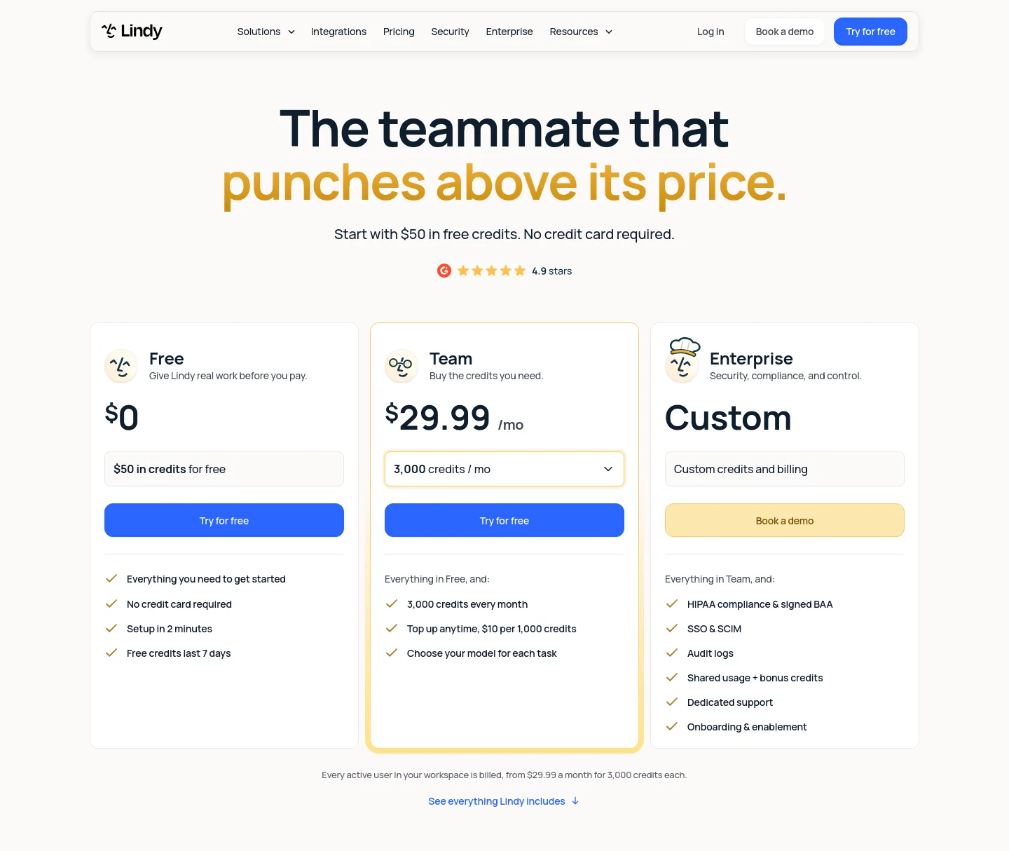 lindy.ai Hero