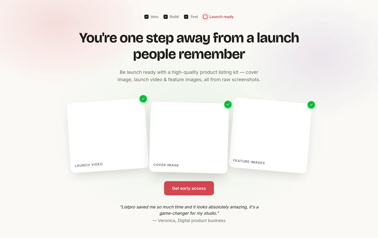 listpro.app — a real Hero section