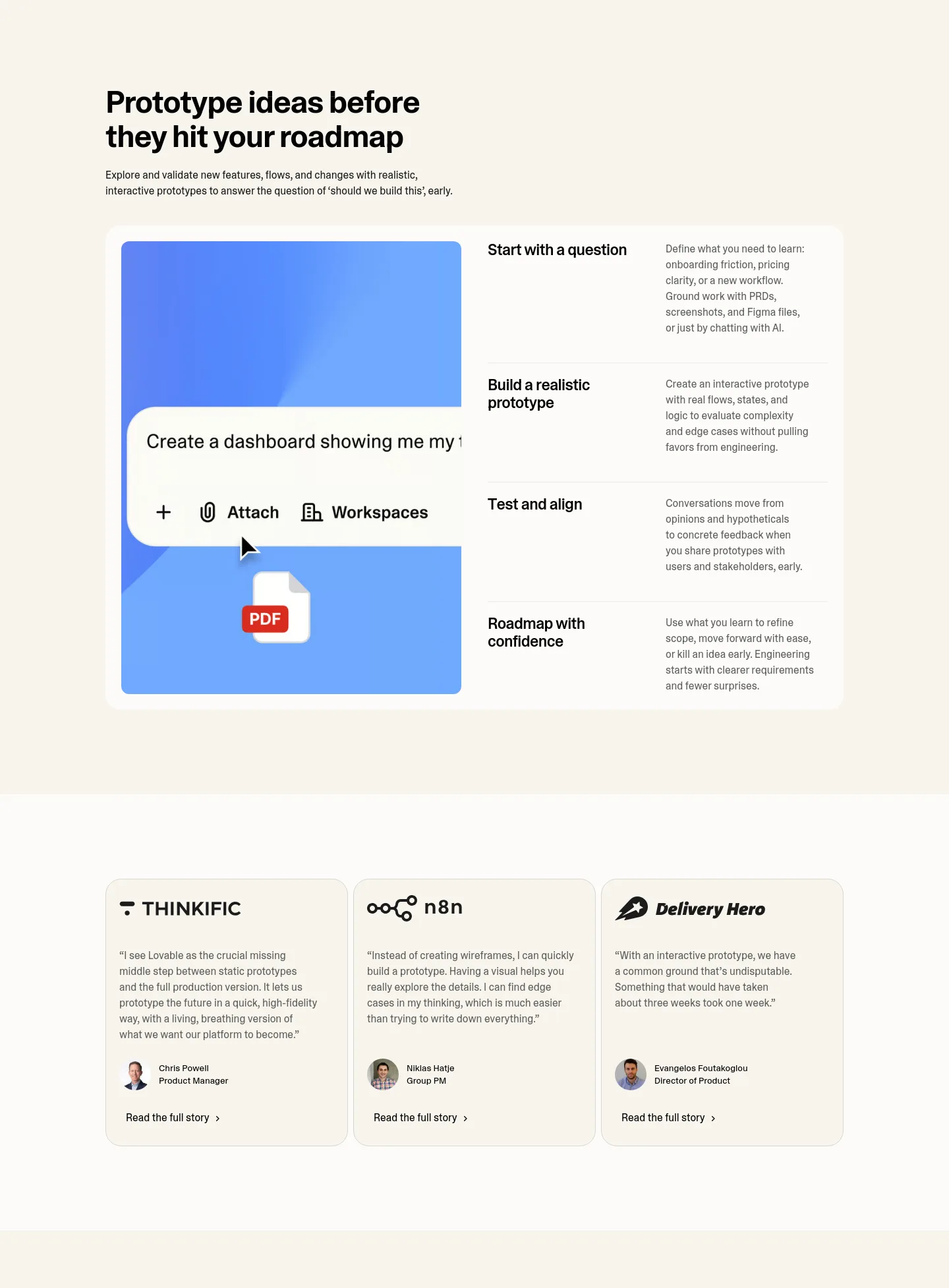 lovable.dev FAQ section