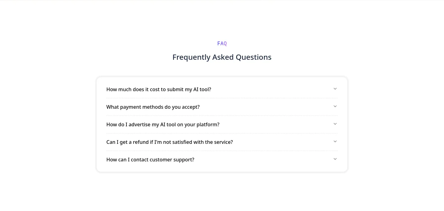 magicbox.tools FAQ section