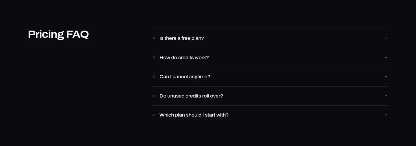 magicshot.ai FAQ section