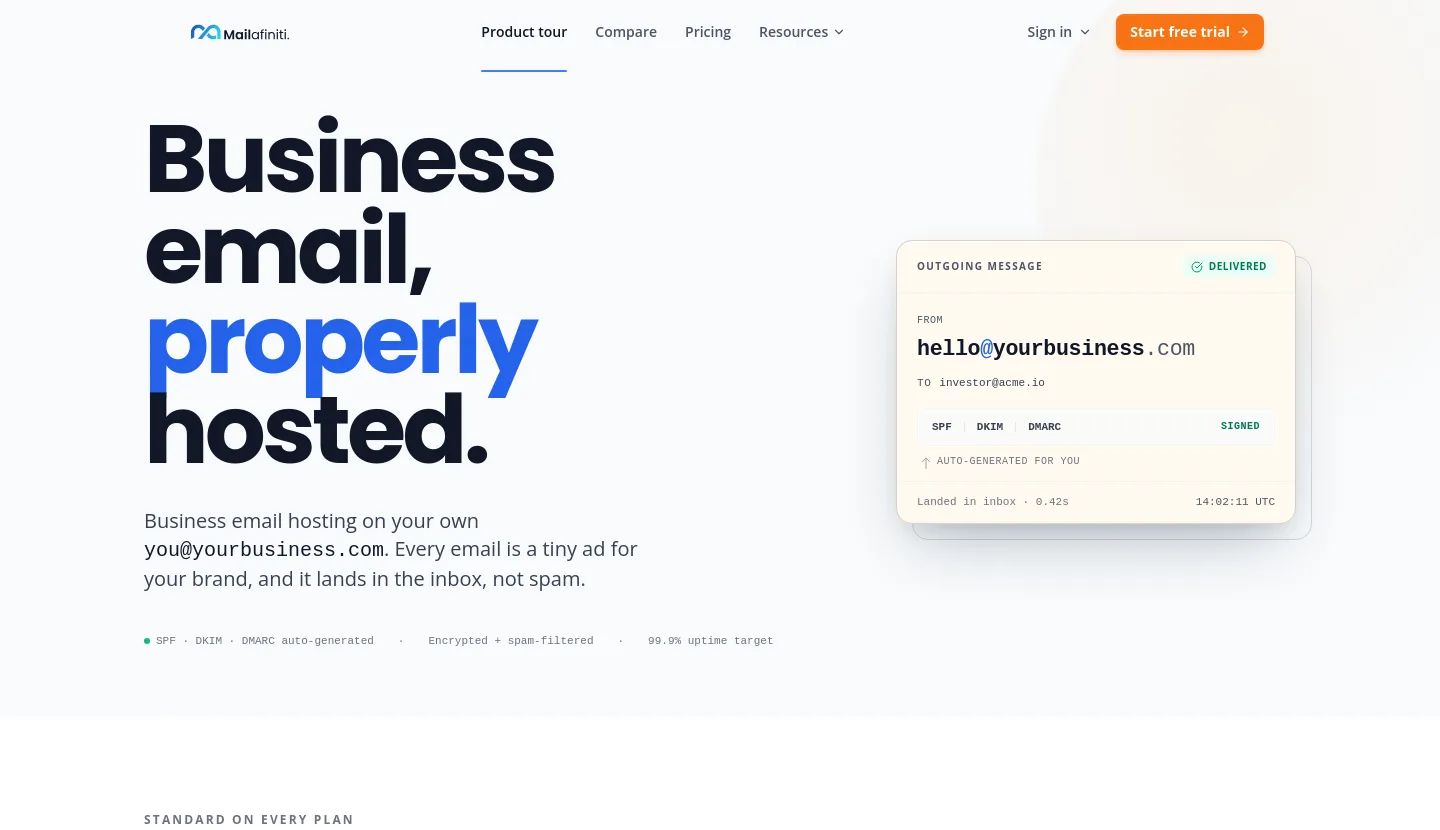 mailafiniti.com Hero