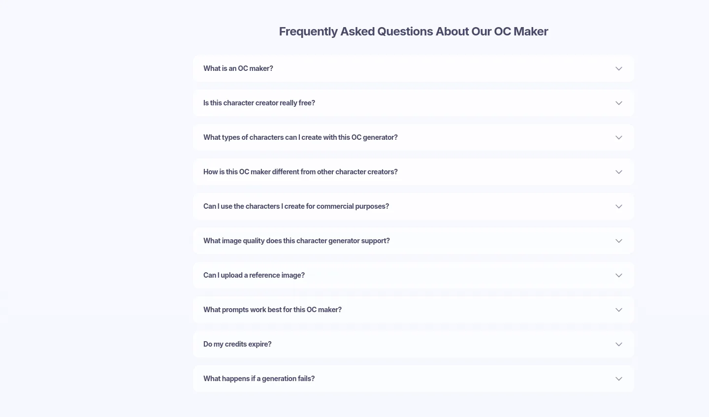 makemyoc.com FAQ section