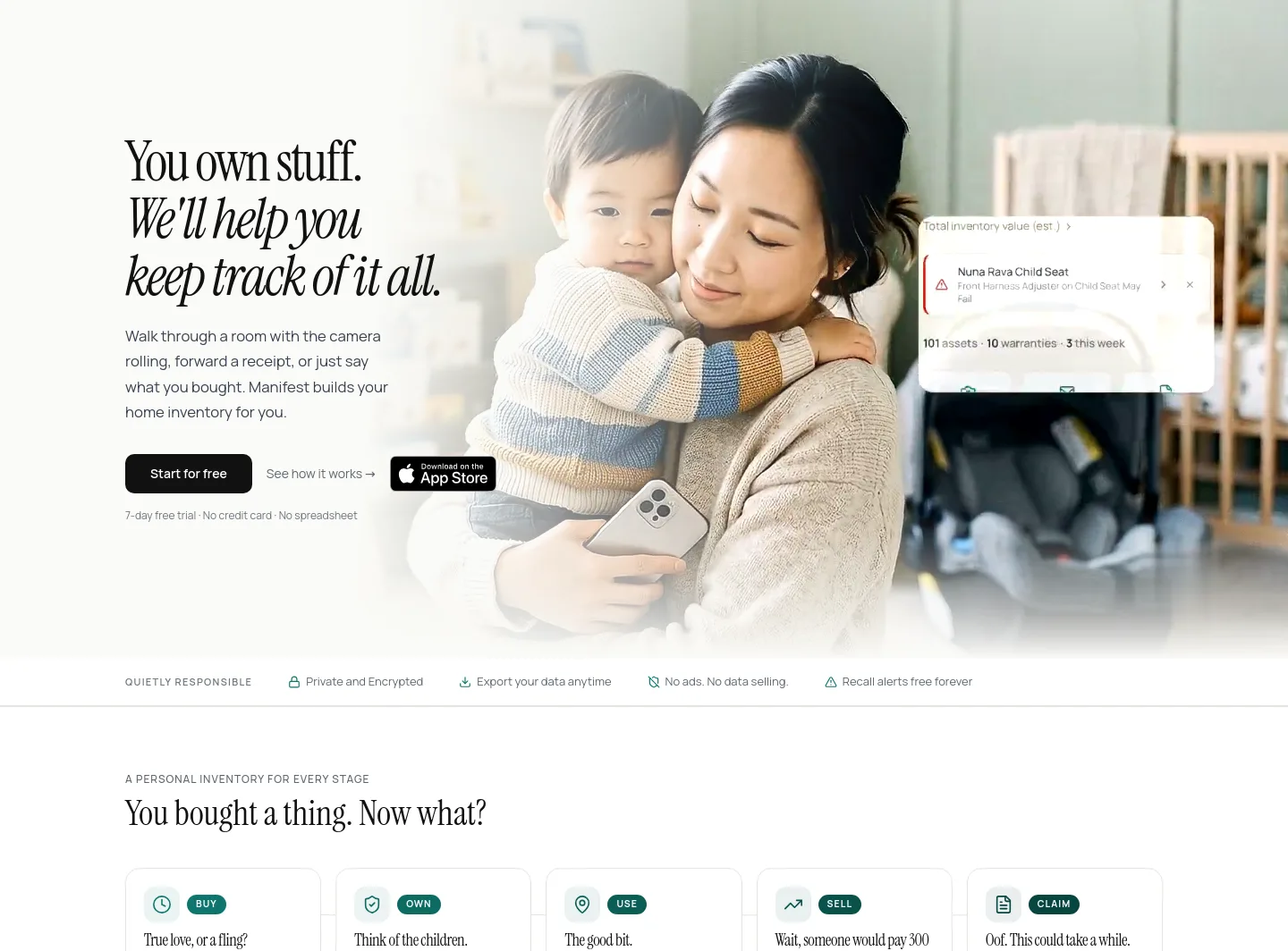 manifestme.me — a real Hero section