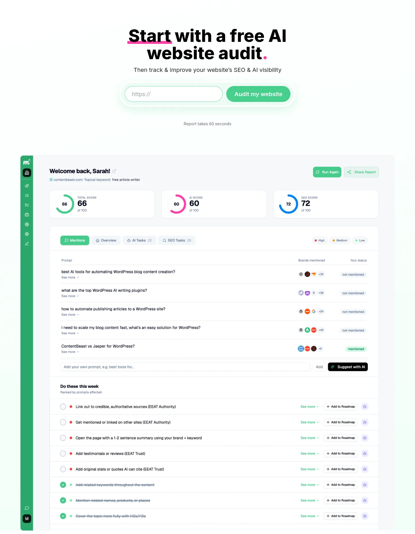 marvlus.ai — a real Hero section