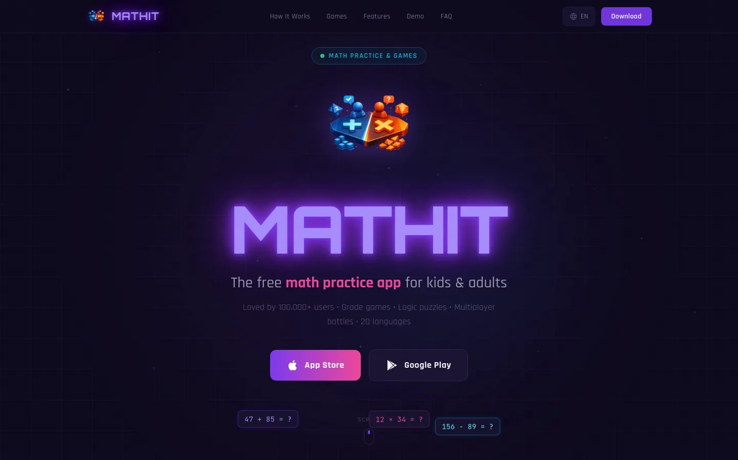 mathit.app — a real Logo Wall section