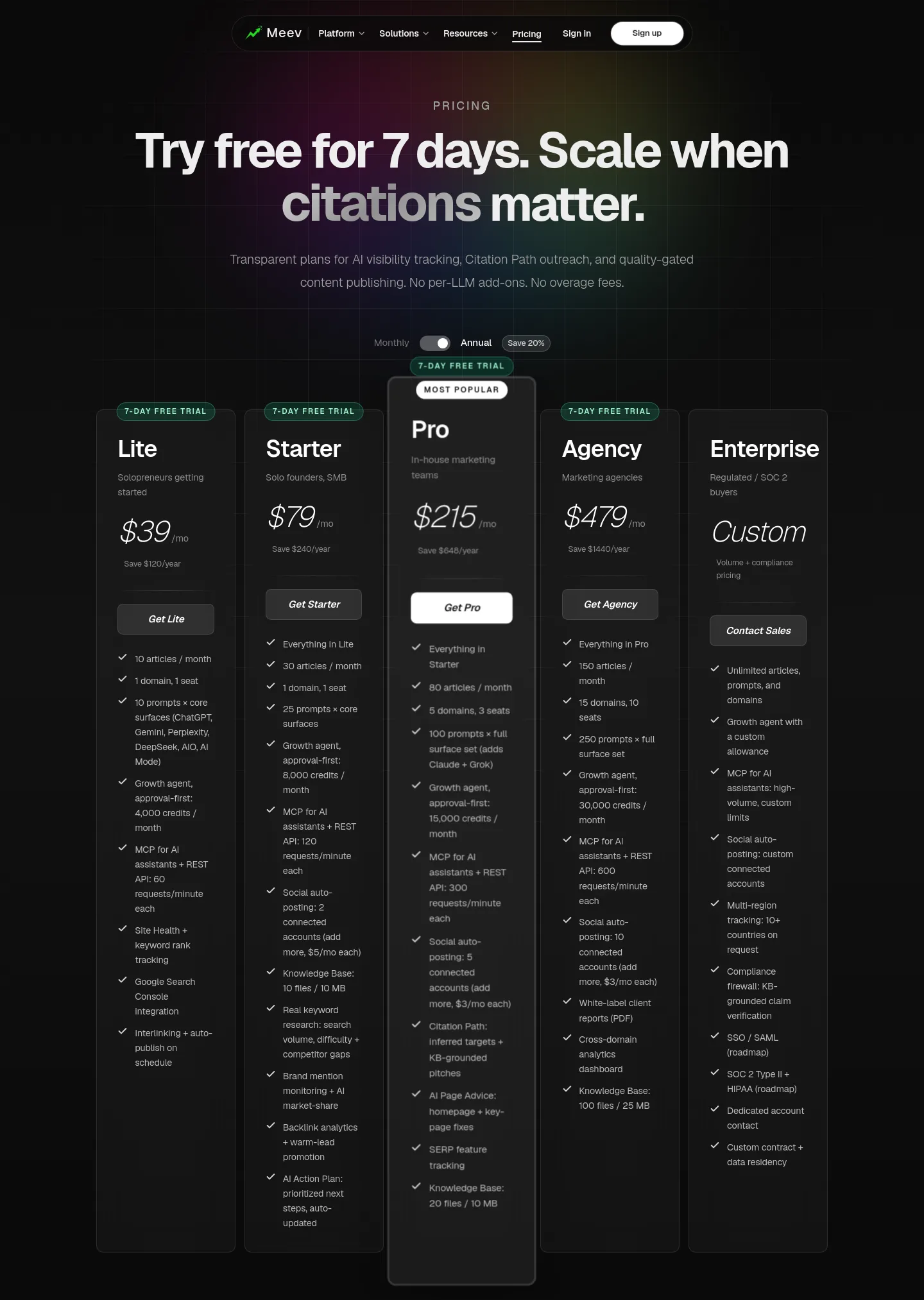 meev.ai Hero section