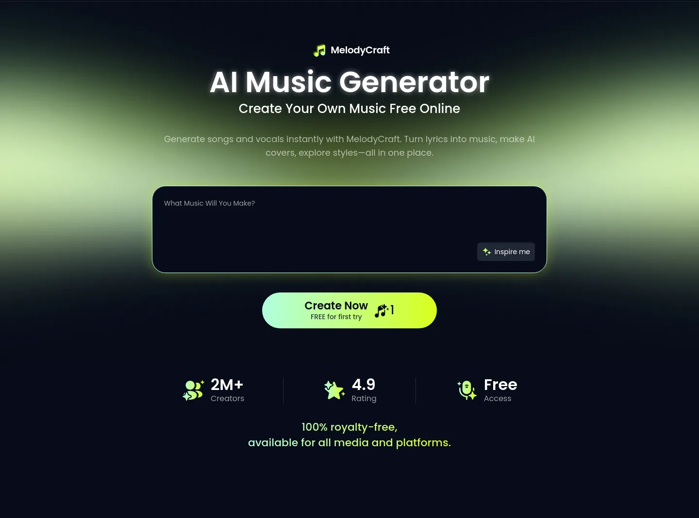 melodycraft.app Hero