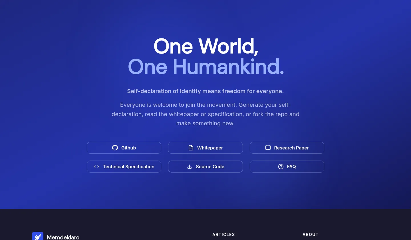 memdeklaro.org — FAQ