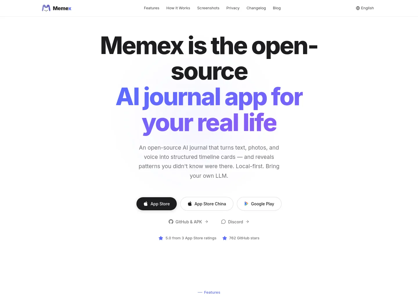 memexlab.ai — a real Hero section