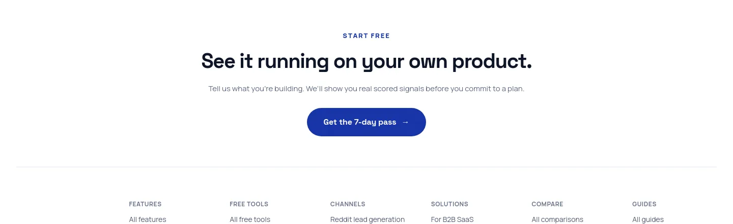 mentionspot.com CTA section