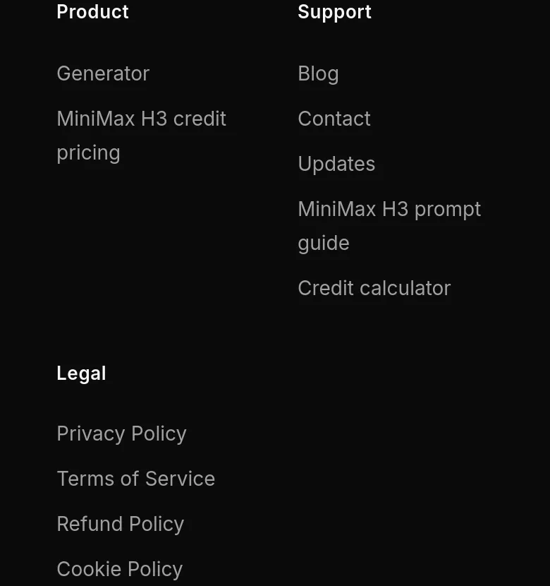 mini-max-h3.com Features section