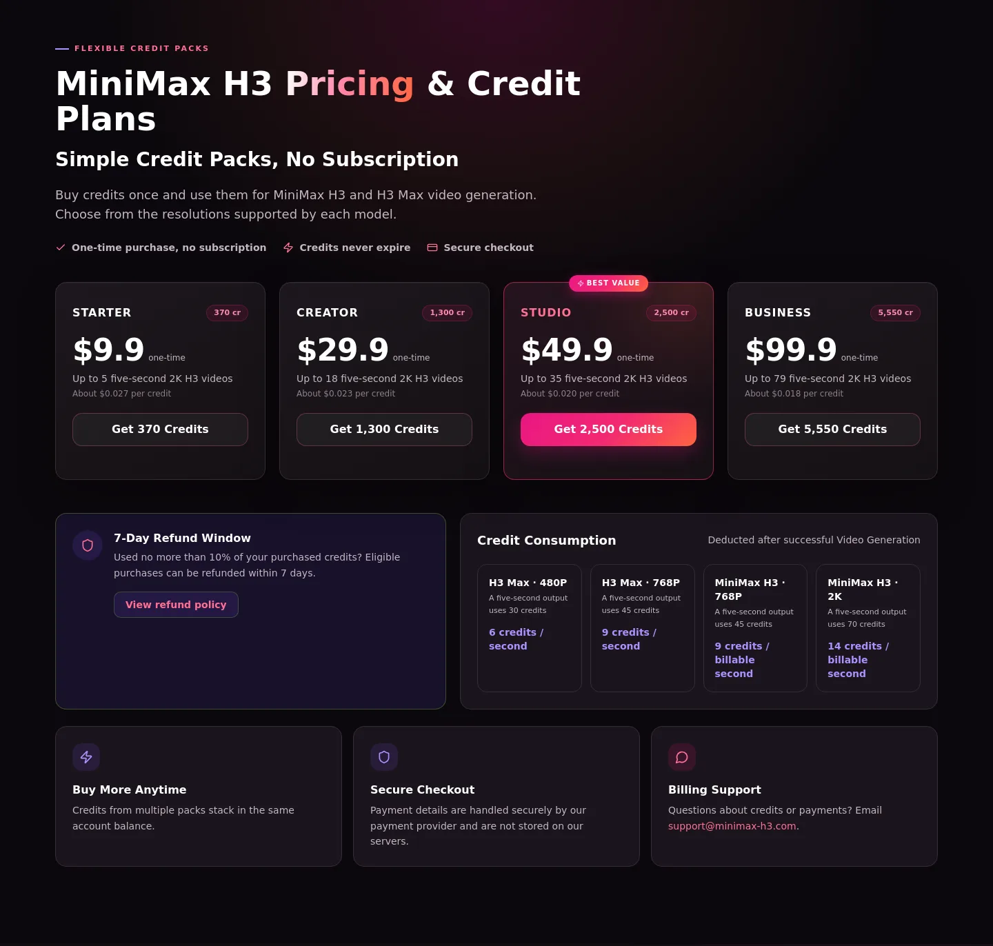 minimax-h3.com Hero