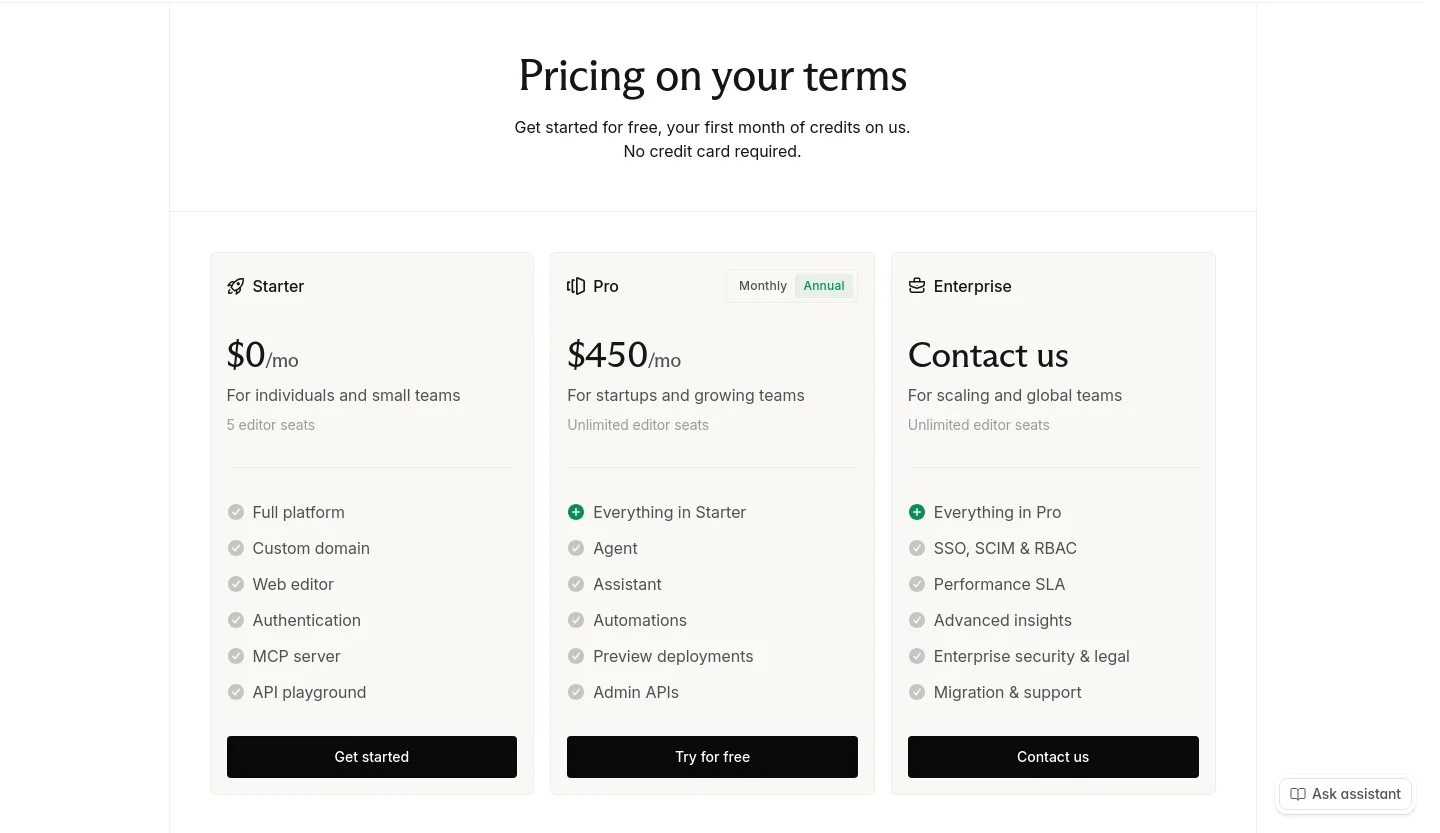 mintlify.com Hero section