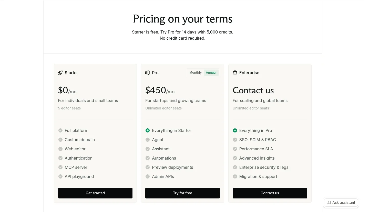 mintlify.com — a real Hero section