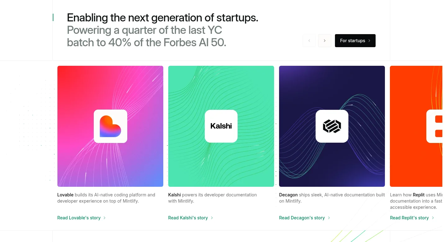 mintlify.com Logo Wall